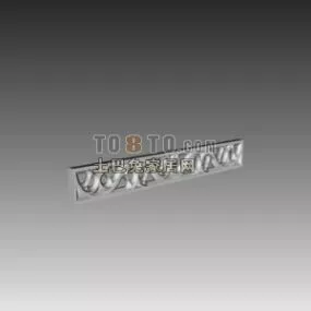 European Molding Carved Frame 3d model