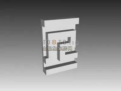 Frame Decoration Straight Line Pattern 3d model Frame Decoration Straight Line Pattern 3d model