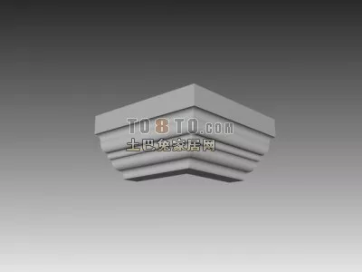 Construction Column Head Component 3d model Construction Column Head Component 3d model