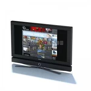 Wide Led Tv 3d model