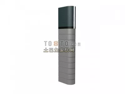 Construction Column With Roof On Top 3d model
