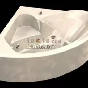 Corner Bathtub 3d model