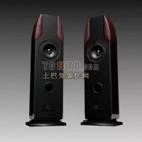 Dual Audio Speaker 3d model