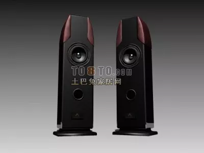 Dual Audio Speaker 3d model Dual Audio Speaker 3d model