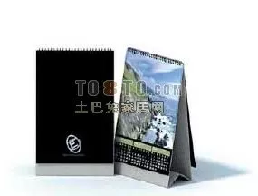 Office Calendar Holder 3d model