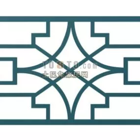 Steel Frame Painted 3d model