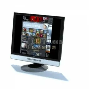 Lcd Tv Square Shape 3d model