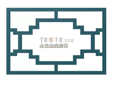 Art Frame Kid Drawing 3d model