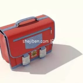 Women Fashion Briefcase 3d model