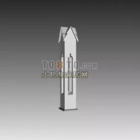 European Church Column 3d model