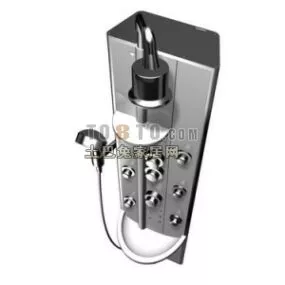 Bathroom Sanitary Equipment Set 3d model