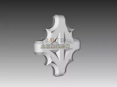 European Modular Frame Decoration 3d model European Modular Frame Decoration 3d model