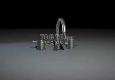 Round Edge Sink 3d model