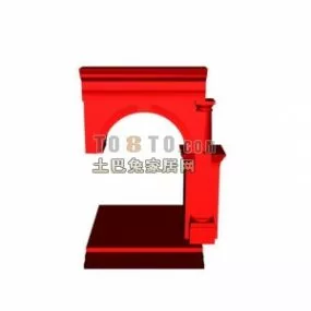 European Construction Arc Column 3d model