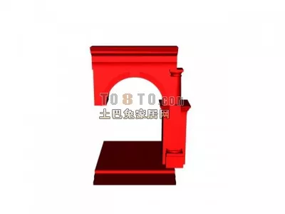European Construction Arc Column 3d model European Construction Arc Column 3d model
