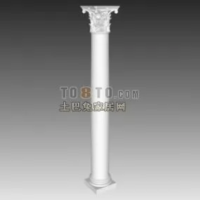 Construction Classic Greek Column 3d model