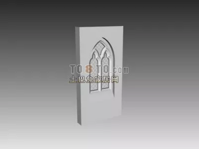Theater Standing Lamp Decoration 3d model