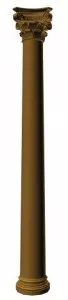 Wood Cylinder Column 3d model Wood Cylinder Column 3d model