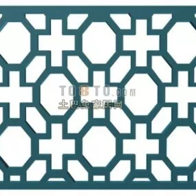 Frame Decoration Oval Pattern 3d model