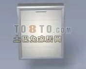 Mail Postbox Cabinet 3d model