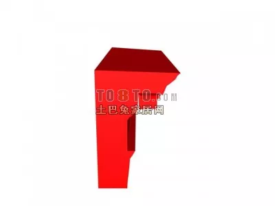 European Ceiling Molding Decoration 3d model