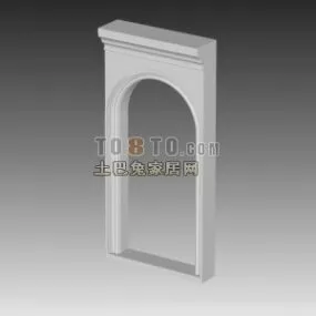 Arc Wall Gate 3d model