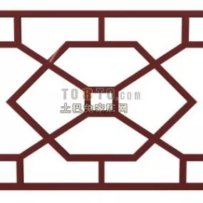 Steel Window Frame 3d model