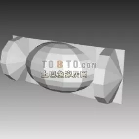 Molding Plaster Decoration Shape 3d model