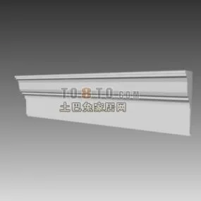 European Component Vintage Molding 3d model
