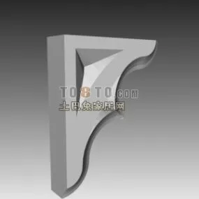 Ceiling Corner Triangle Shape 3d model