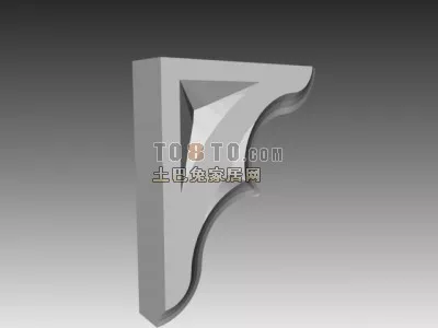 Ceiling Corner Triangle Shape 3d model Ceiling Corner Triangle Shape 3d model
