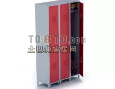 Sports Fitness Equipment Cabinet 3d model