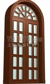 Door Window Rectangle Frame 3d model