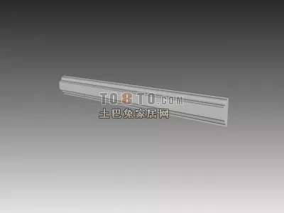 European Plaster Line Construction Component 3d model European Plaster Line Construction Component 3d model