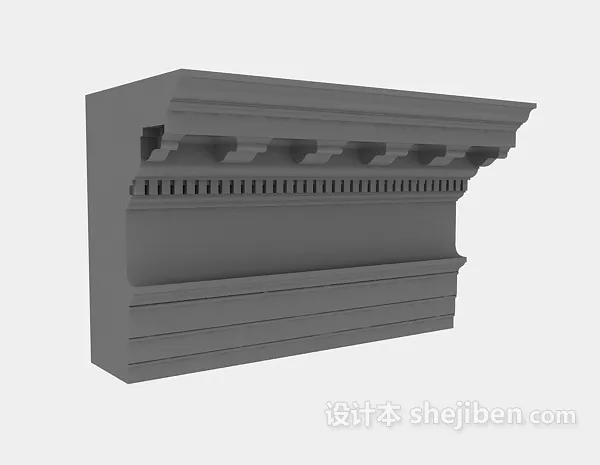 Classic Ceiling Plaster 3d model Classic Ceiling Plaster 3d model