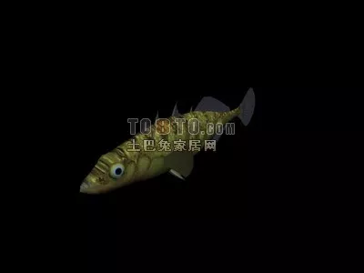 Swordfish Figurine Decoration 3d model