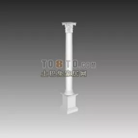 Single Construction Column 3d model