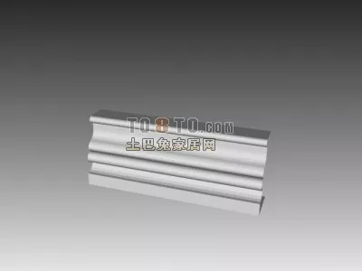 Ceiling Molding Plaster Line 3d model Ceiling Molding Plaster Line 3d model