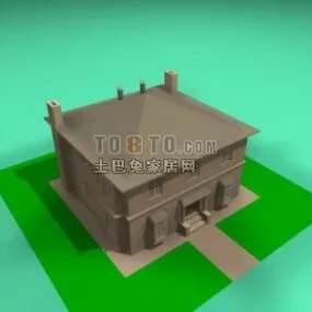 Medieval House European Architecture 3d model
