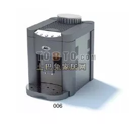 Coffee Maker Machine Household Appliances 3d model