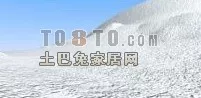 White Snow Mountain Terrain 3d model
