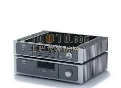 Dual Dvd Play Machine 3d model