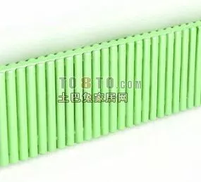 Set Of Steel Radiator Household Equipment 3d model