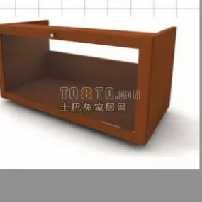 Low Shelf Furniture 3d model