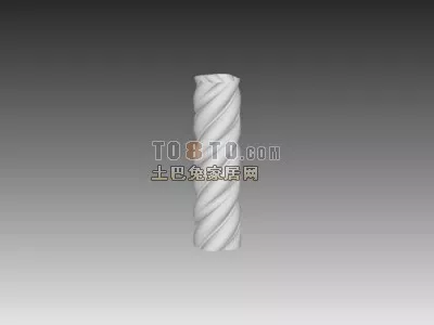 Single Construction Column 3d model