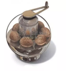 Steel Toaster Machine 3d model