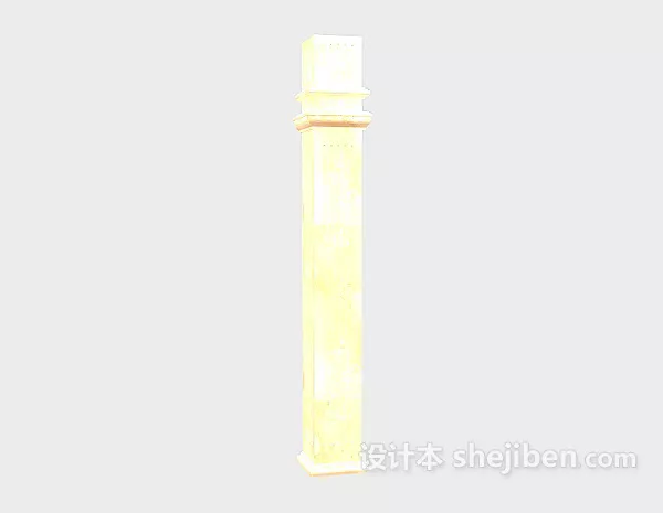 European Construction Column Marble Column 3d model European Construction Column Marble Column 3d model