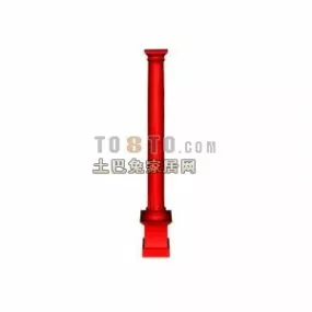 European Classic Construction Component Column 3d model