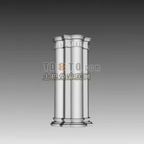 European Group Of Columns 3d model