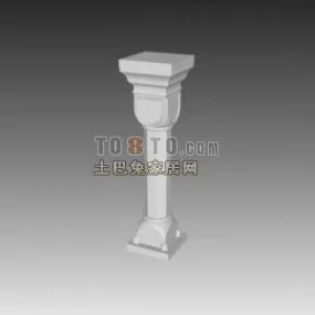 European Handrail 3d model